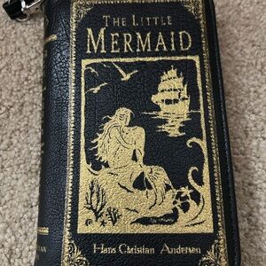 Little Mermaid Book Wristlet